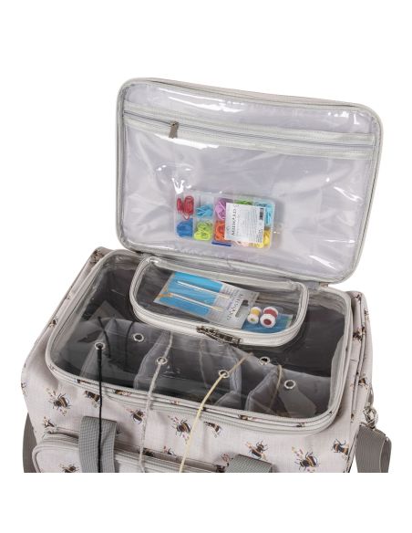 Sac de rangement pour tricot et crochet - Abeille