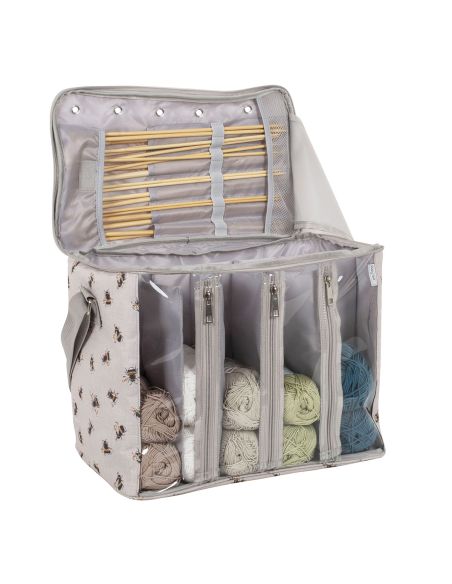 Sac à ouvrage pour tricot- Abeille