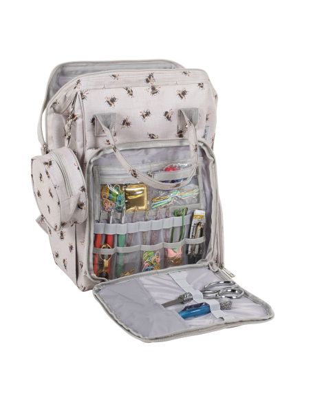 Sac cabas pour tricot et crochet - Abeille