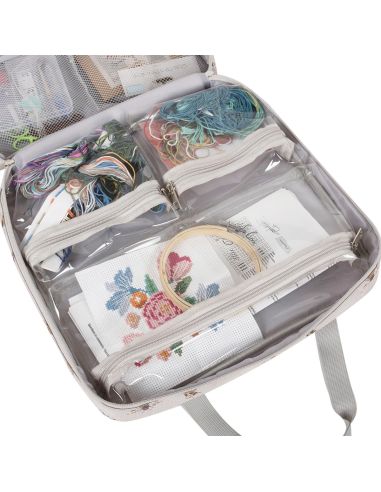 Sac à ouvrage pour broderie - Abeille