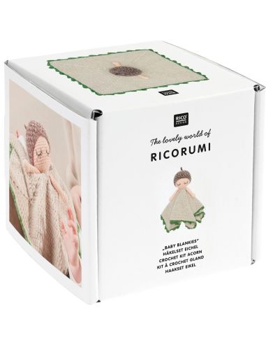 Kit crochet doudou couverture - Nature