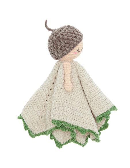 Kit crochet doudou couverture - Nature