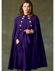 Patron de cape et ceinture - Vogue 9288