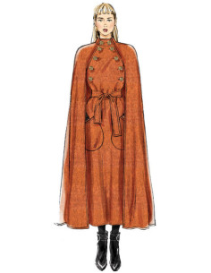 Patron de cape et ceinture - Vogue 9288 2