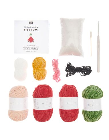 Kit crochet doudou couverture - Noël