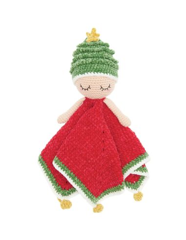 Kit crochet doudou couverture - Noël