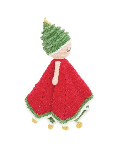 Kit crochet doudou couverture - Noël