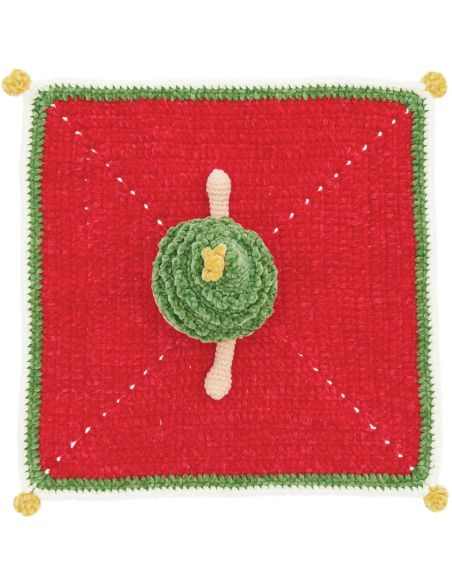 Kit crochet doudou couverture - Noël