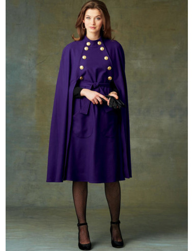 Patron de cape et ceinture - Vogue 9288