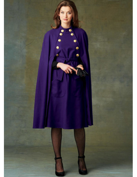 Patron de cape et ceinture - Vogue 9288