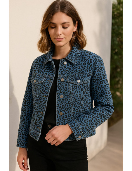 Tissu jeans Denim - Animal