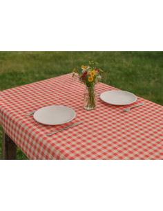 Nappe intissé Vichy - Rouge 2