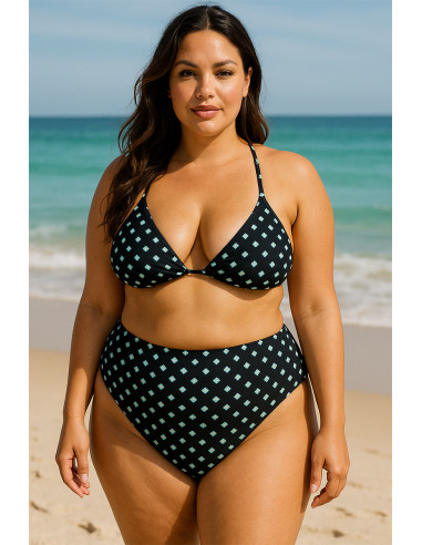 Tissu lycra maillot de bain - Losanges