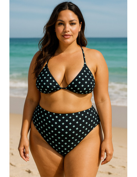 Tissu lycra maillot de bain - Losanges