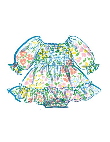 Patron de barboteuse et robe - McCall's 8591