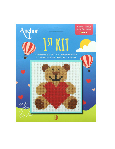 Mon 1er kit point de croix - Ourson