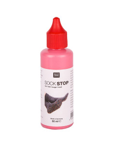 Flacon latex anti-dérapant pour chaussettes - Rouge