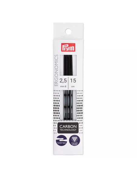 Aiguilles à tricoter à 2 pointes Prym Ergonomics