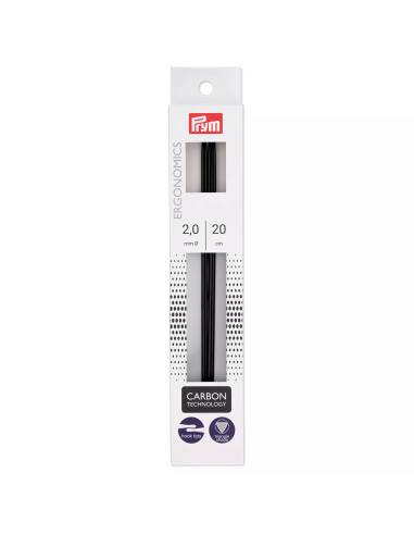 Aiguilles à tricoter à 2 pointes Prym Ergonomics