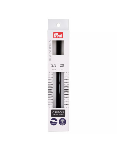 Aiguilles à tricoter à 2 pointes Prym Ergonomics