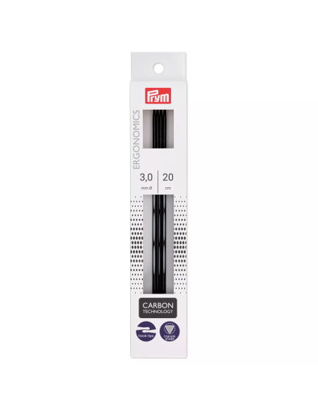 Aiguilles à tricoter à 2 pointes Prym Ergonomics