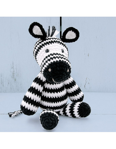Kit crochet - Zèbre Zéphir