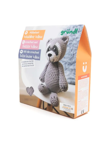 Kit crochet - Wilma le raton laveur