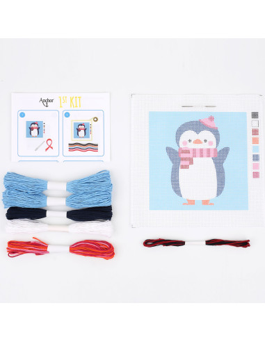 Mon 1er kit tapisserie - Pingouin