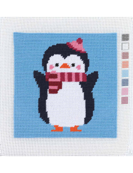 Mon 1er kit tapisserie - Pingouin