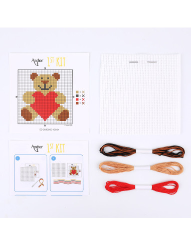 Mon 1er kit point de croix - Ourson
