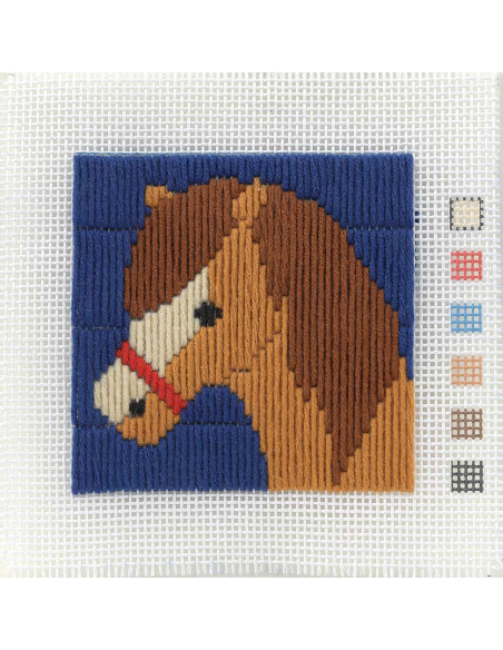 Mon 1er kit canevas -  Tête de cheval