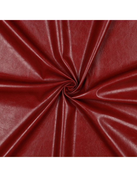 Tissu simili stretch brillant pour habillement - Rouge