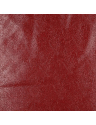 Tissu simili stretch brillant pour habillement - Rouge