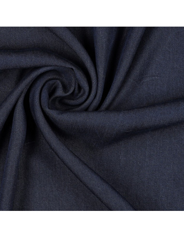 Tissu tencel denim - Bleu foncé