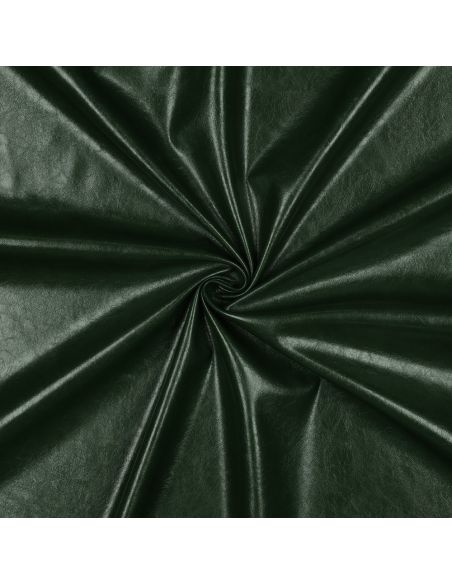 Tissu simili stretch brillant pour habillement - Vert anglais