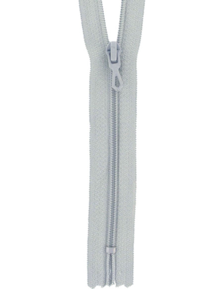 Fermeture éclair nylon - Gris goéland