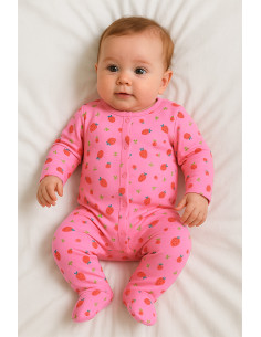 Tissu jersey - Fraises 2