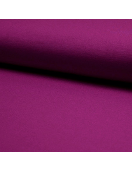 Tissu jersey milano viscose - Prune