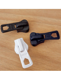 Curseurs pour fermetures synthétiques 9 mm