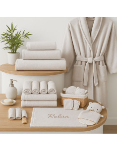 Tissu éponge - Blanc 2