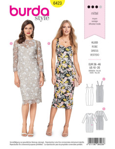 Patron de robe - Burda 6423