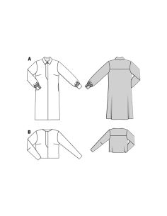 Patron de robe et chemisier - Burda 5678 2