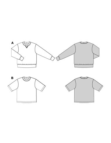 Patron de T-shirt - Burda 5682