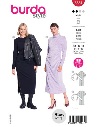 Patron de robe - Burda 5684
