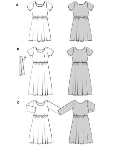 Patron de robe - Burda 5686 2