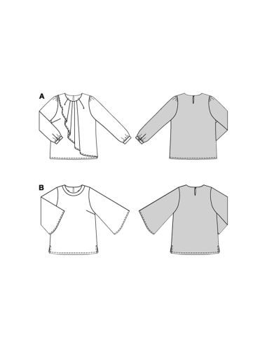 Patron de blouse - Burda 5692