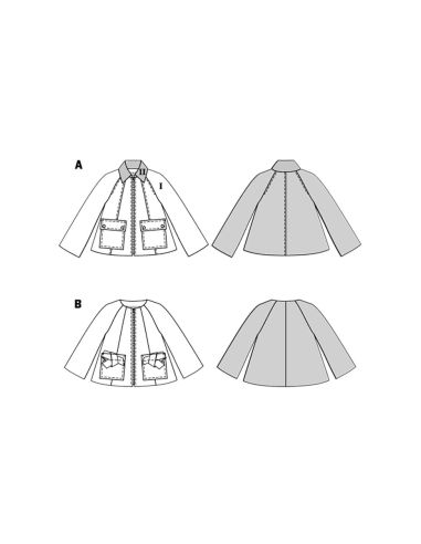 Patron de veste - Burda 5695