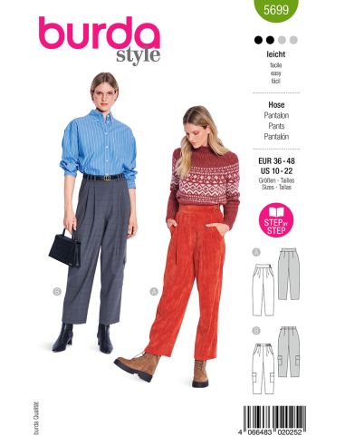 Patron de pantalon - Burda 5699