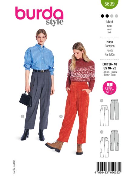Patron de pantalon - Burda 5699