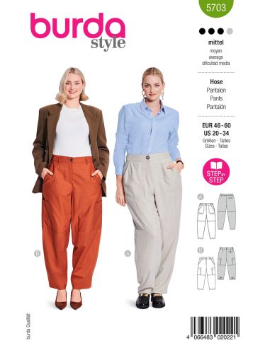 Patron de pantalon - Burda 5703